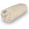 Image de Soleil d'ocre, Percale Drap Housse, Coton, Ecru, 140x190 cm