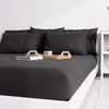 Image de Atmosphère, Drap Housse uni 140x190 cm ZZZ Noir