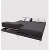 Image de Soleil d'ocre, Drap Housse TPR en Coton 57 Fils 2x80x200 cm UNI Noir