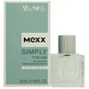 Image de Mexx Simply for Him Eau de toilette rafraîchissante et élégante pour homme Formule naturelle végétalienne Flacon en verre 50 ml
