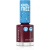 Image de Rimmel Kind & Free vernis à ongles teinte 157 Berry Opulence 8 ml