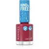 Image de Rimmel Kind & Free vernis à ongles teinte 166 Cherry Chance 8 ml