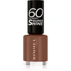 Image de Rimmel 60 Seconds Super Shine vernis à ongles teinte 140 Chocolate Eclipse 8 ml