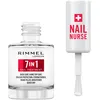 Image de Rimmel London Soin des ongles - Base & Top Coat 7 en 1 polyvalents, sèche rapidement, fini lisse, protège les ongles, scelle la couleur, formule vegan 12 ml