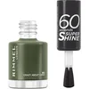 Image de Rimmel, Vernis à Ongles 60S Seconds Super Shine, 882 Crazy about cargo, Couleur Ultra Brillante, Anti-Choc, Anti-Ternissement, Séchage Rapide, Longue Tenue 8 ml