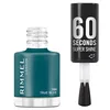 Image de Rimmel 60 Seconds Super Shine Vernis à ongles, 104 True Blue, Vernis à séchage rapide, Couleur vive, Longue tenue, 8 ml