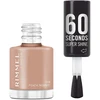 Image de Rimmel London - 60 Seconds Super Shine Vernis à ongles 8 ml Marron clair unisex