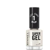 Image de Rimmel London - SUPERGEL Vernis à ongles 12 ml Blanc female
