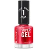 Image de Rimmel London - SUPERGEL Vernis à ongles 12 ml Rouge foncé female