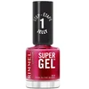 Image de Rimmel London - SUPERGEL Vernis à ongles 12 ml Rouge foncé female