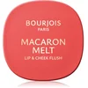 Image de Bourjois Macaron Melt Lip & Cheek Flush blush 2 en 1 teinte 03 Peach Tatin 5 g