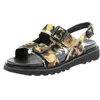 Image de Kickers NEOSUMMER,SANDALE FEMME CAMEL LEOPARD, 37 EU