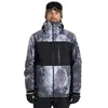 Image de Quiksilver Homme Sycamore Printed Jacket Veste, Thermostamp Grayscale, S EU