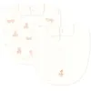 Image de Petit Bateau Lot de bavoirs bébé en coton imprimé ours
