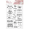 Image de Aladine - Wedding Planner MOTS DOUX - Planche de Tampons pour Organiser et Planifier votre Mariage de Façon Créative 3265 Noir