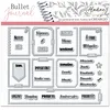 Image de Aladine - Stampo Bullet Clear ORGANISATION SEMAINE - Planche de Tampons en Mousse, Empreinte Silicone - Idéal pour Bullet Journal, Scrapbooking, Carnets - Loisirs Créatifs DIY