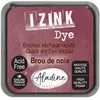 Image de Aladine - Encreur Izink Dye Brou de Noix - Encreur à Séchage rapide pour Tampons et Pochoirs - Scrapbooking et Carterie Créative - Encre Française - Taille M - 5 x 5 cm - Couleur Marron 19267