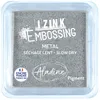 Image de Aladine - Encreur Izink Pigment Silver - Grand Encreur à Séchage Lent - Scrapbooking, Embossing et Carterie Créative - Taille L - 8 x 8 cm - Coloris Métal Agrenté