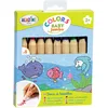 Image de Aladine - 8 Crayons de Couleur Enfant XXL - Gros Crayons de Couleur Bébé - Dès 2 Ans - Épais, Lavables & Faciles à Prendre en Main - Mes Premiers Crayons - Colors Baby Jumbo - 2 à 4 Ans - 42009