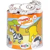 Image de Aladine - 10 Tampons Animaux de la Savane avec Encreur - Tampons Enfant dès 3 ans - Stampominos - Encre Lavable - Lion Girafe Élephant, Activité Enfant Dessin Garçon Fille - Idée Cadeau - 85100