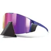 Image de Julbo Lunettes de soleil EDGE COVER Mixte pour l'alpinisme, le ski de randonnée Bleu/Noir Catégorie 4
