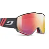 Image de Julbo Masque de Ski photochromique OTG (pour Les porteurs de Lunettes de Vue) QUICKSHIFT, Noir/Rouge
