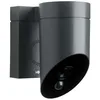 Image de somfy 1875326 - Outdoor Camera 2 Grise, Caméras avec détection de Mouvement Intelligente, Sirène intégrée de 110 DB, Branchement Possible sur Un luminaire existant, Images Full HD 1080p