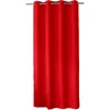 Image de ED ENJOY HOME Rideau Décoratif à  illets argentés, 140x240 cm, Rouge, 100% Polyester, Satiné, Collection Basic