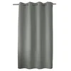 Image de ED ENJOY HOME Rideau Obscurcissant avec  illets argentés, Gris, 140x180cm, 100% Polyester, Tissu Certifié Oeko-TEX, Collection Réglisse
