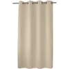Image de ED ENJOY HOME Rideau Obscurcissant avec  illets argentés, Ivoire, 140x180cm, 100% Polyester, Tissu Certifié Oeko-TEX, Collection Réglisse