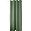 Image de ED ENJOY HOME Rideau Occultant avec  illets argentés, Vert Kaki Clair, 140x240cm, 100% Polyester, Tissu Certifié Oeko-TEX, Collection Réglisse