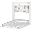 Image de Badabulle Table à langer Pliable Plouf - Table à Langer Murale Rabattable - Ultra Compacte pour Petites Pièces - Matelas à Langer Inclus - Etagère Intégrée