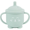 Image de Tasse à paille silicone Isy Orange