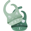 Image de Lot de 2 bavoirs silicone BIB'ISY