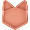 Image de Babymoov Assiette silicone compartimentée ISY PLATE Renard Terracotta