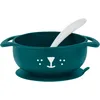Image de Babymoov Coffret repas 15-24 mois 2 pièces TAST'ISY Chien Bleu - 1 bol antidérapant + 1 cuillère ergonomique - Développement de la motricité fine