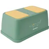 Image de Badabulle Lot Marchepied antidérapant, réhausse de 15 cm, 4 Pieds antidérapants, Jusqu'à 60kg + Réducteur de Toilettes Pliable en 4, Antidérapant, Universel