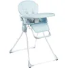 Image de Badabulle Chaise haute bébé ultra compacte - Chaise pliante, Dossier et tablette ajustables - Dès 6 mois