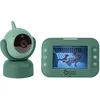 Image de Babymoov Babyphone Caméra YOO Twist, Motorisé 360°, Ecran 3,5'', Technologie Sleep, Talkie-Walkie, Veilleuse, 8 Berceuses et Indicateur de température, Portée 300m