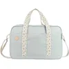 Image de Badabulle Sac à langer Bowling, Grande Contenance 26L, Nombreuses poches, Matelas à langer inclus, Gris