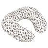 Image de doomoo Coussin d'allaitement Softy - Compact - Microbilles Fines Silencieuses - Housse Coton Bio Ultra Douce - Déhoussable et Lavable - Accessoire Bébé Naissance - Oreiller Allaitement, Leopard Cream