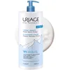 Image de Uriage Crème Lavante Hydratante au Beurre de Karité - Gel Douche 2-en-1 : Nettoie et Nourrit - Crème Moussante Nourrissante - Visage, Corps & Cheveux - Sans Savon - pH physiologique - 1L