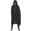Image de Chaks - Cape en velours avec capuche 182 cm, longue cape pour femmes et hommes, accessoires de costume pour Halloween et carnaval