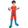 Image de Chaks - Costume Goku Super Saiyajin Dieu pour garçons, tenue officielle Dragon Ball, ensemble anime 7 pièces pour carnaval et Comic Con, 128