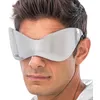 Image de Chaks - Lunettes Alien argent, verres miroirs en design spatial, accessoires futuristes pour carnaval, festival