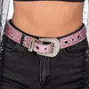 Image de Chaks - Ceinture strass femme 120 cm, ceinture taille scintillante pour jeans, robes, look western