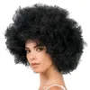 Image de Chaks - Perruque bouclée pour adultes, carnaval, festival, fête disco des années 70
