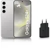 Image de Samsung Galaxy S24 +, Smartphone Android 5G, 512 Go, Chargeur Secteur Rapide 25W Inclus [Exclusivité Amazon], Smartphone déverrouillé, Argent, Version FR