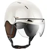 Image de CASR Style - Casque Lifestyle Urbain pour Vélo & Trottinette Electrique - Visière Transparente & Cache-Oreille Amovibles - Confort Optimal pour Homme & Femme - Crème - Taille M