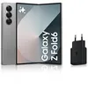 Image de Samsung Galaxy Z Fold6, Smartphone Android 5G avec Galaxy AI, 256 Go, Chargeur secteur rapide 25W inclus, Smartphone déverrouillé, Gris, Version FR